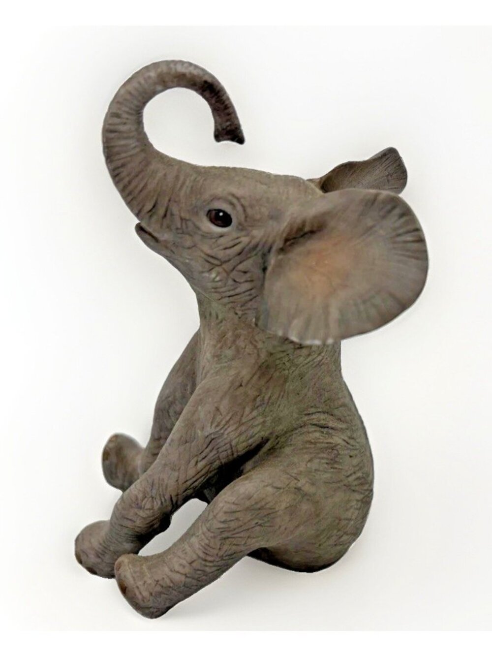 Vintage Lenox Smithsonian African Baby Elephant Showering Figurine 1993 - Picture 2 of 16